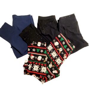 Lot‎ Of Girls Festive and Classic Kids Leggings SZ:14/16